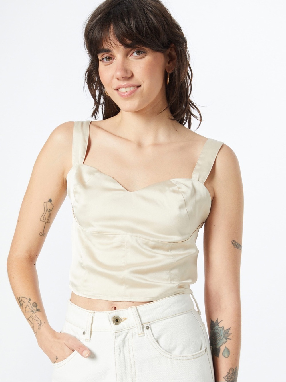 Abercrombie & Fitch Satin Effect tank